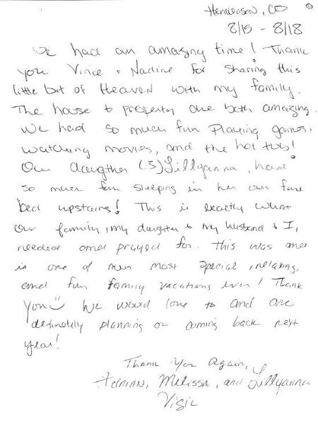 Pikes Peak Area Cabin Reviews